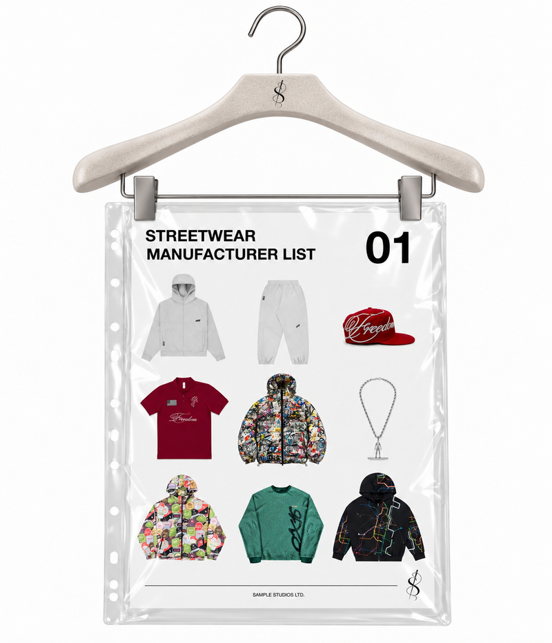 Streetwear Manufacturer List